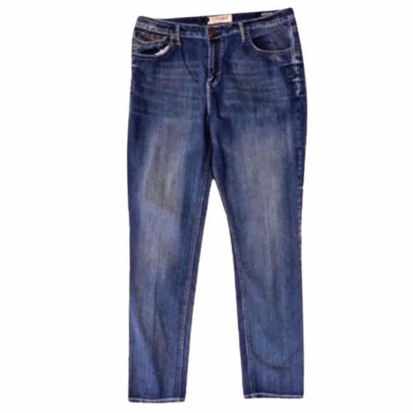 Vigold Womens Blue Jeans Plus size 16 Tapered Skinny - Picture 1 of 8